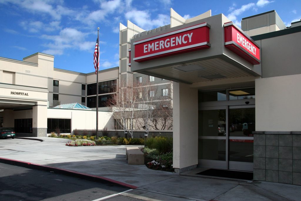 Gradus entrance matting - emergency room at the hospital