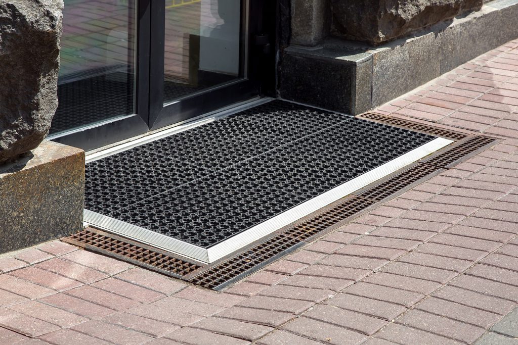 heavy duty entrance matting carpet - entrance to the store