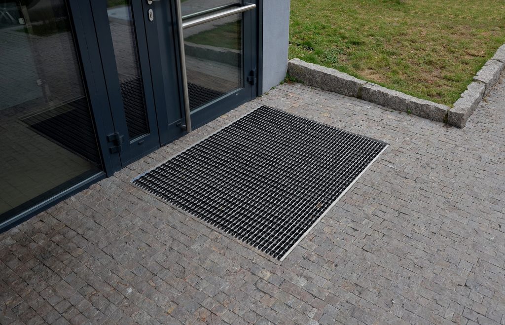 entrance matting systems - industrial mat cleaning zones at the entrance