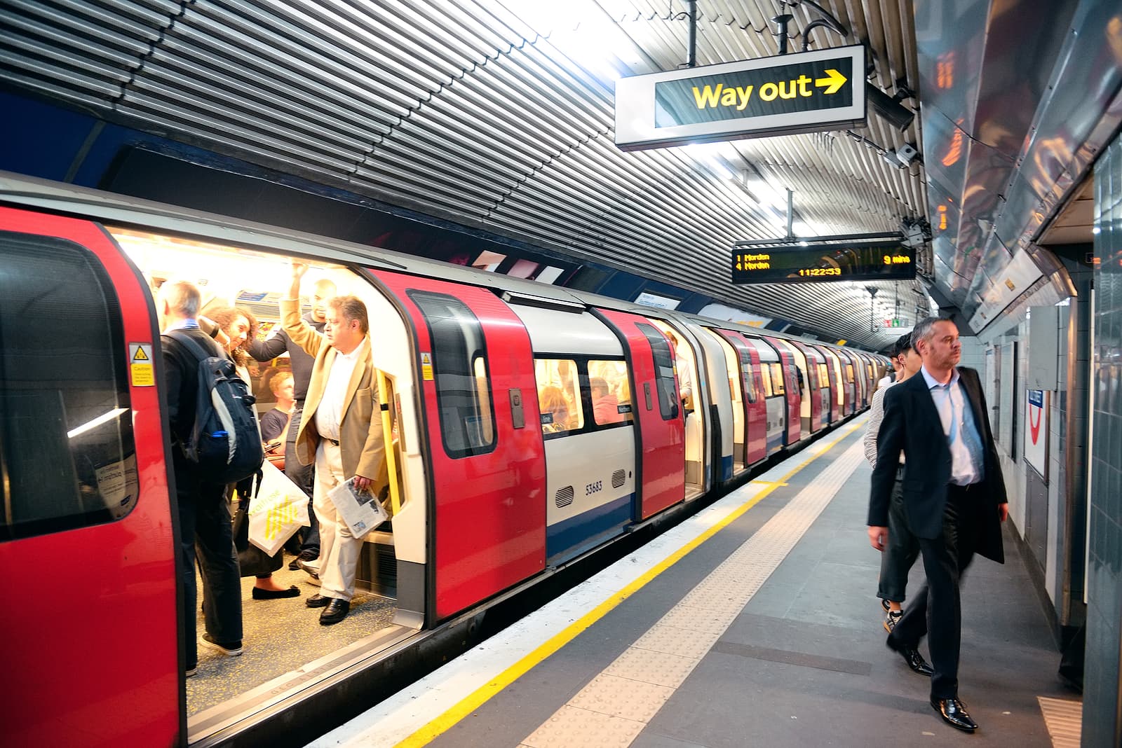 Gradus barrier matting - London Underground station interior